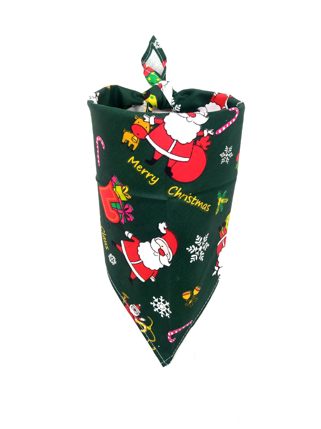 Christmas Pet Supplies Triangle Scarf Saliva Towel