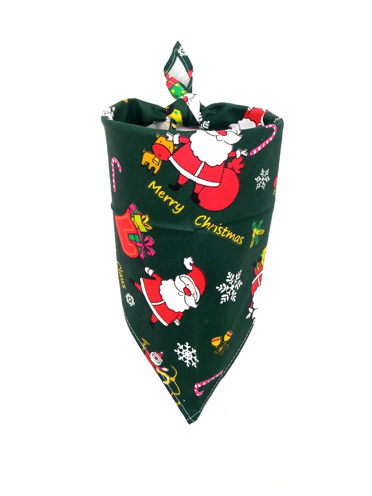 Christmas Pet Supplies Triangle Scarf Saliva Towel