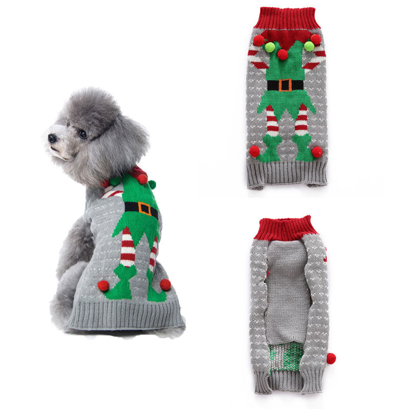 Dog & Cat Christmas Sweater (For Small Pets)
