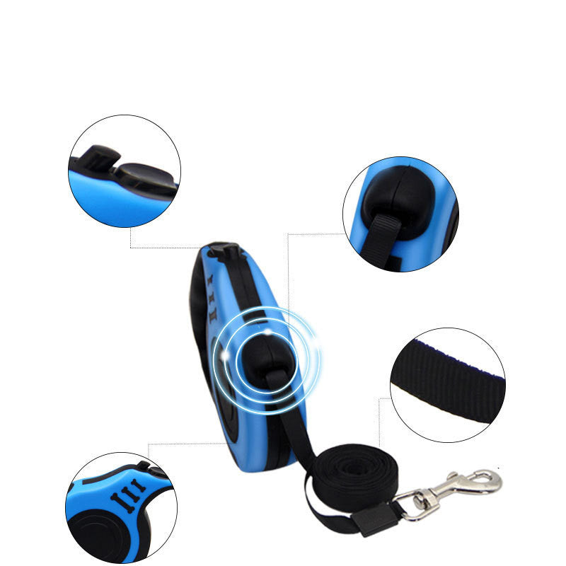 Retractable Dog Leash Folding Bowl Toilet Picker Set