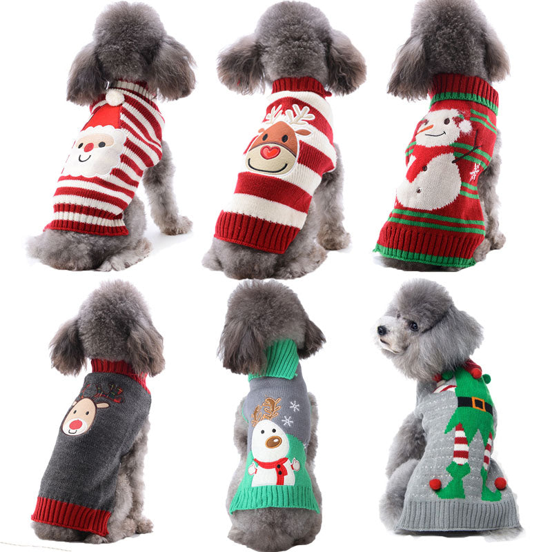Dog & Cat Christmas Sweater (For Small Pets)