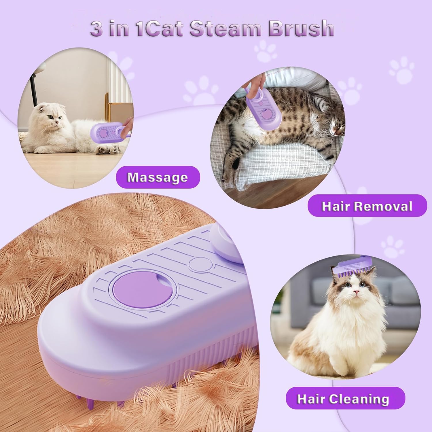 Cat & Dog Steam Brush
