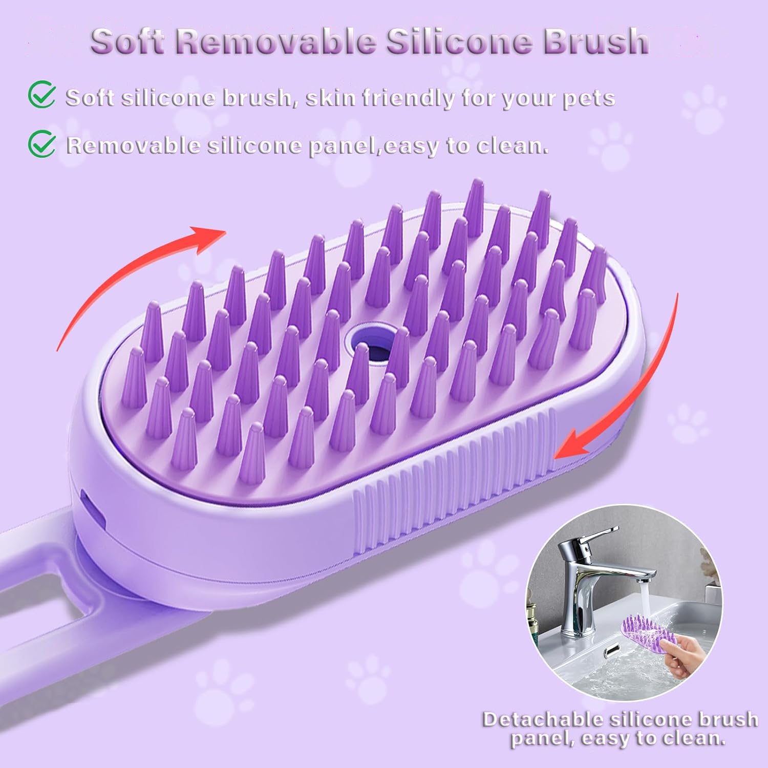 Cat & Dog Steam Brush