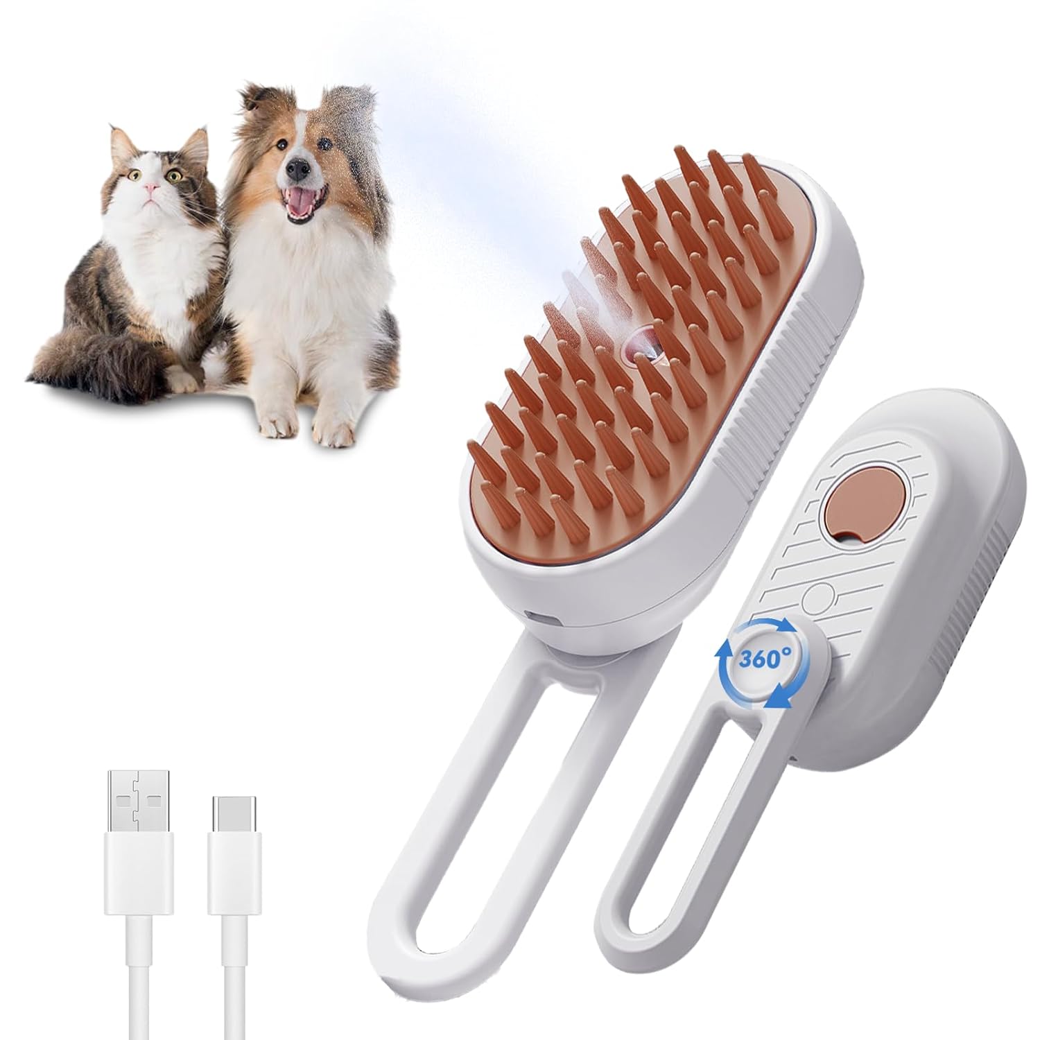 Cat & Dog Steam Brush