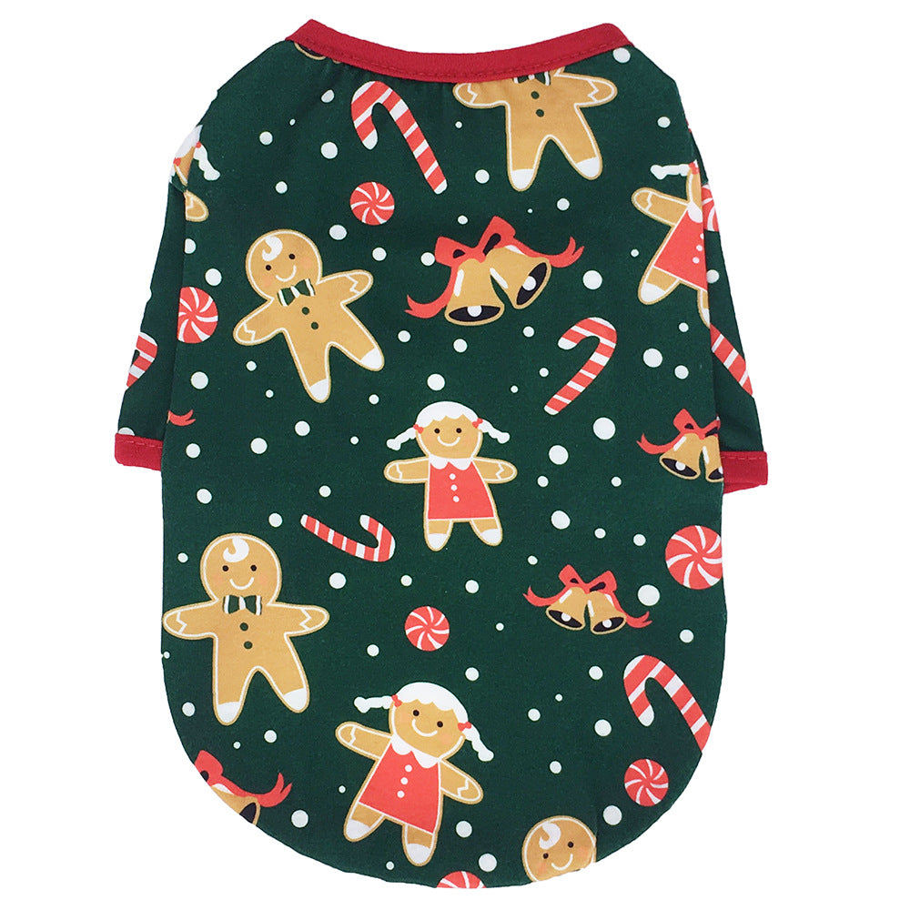 Christmas dog clothing