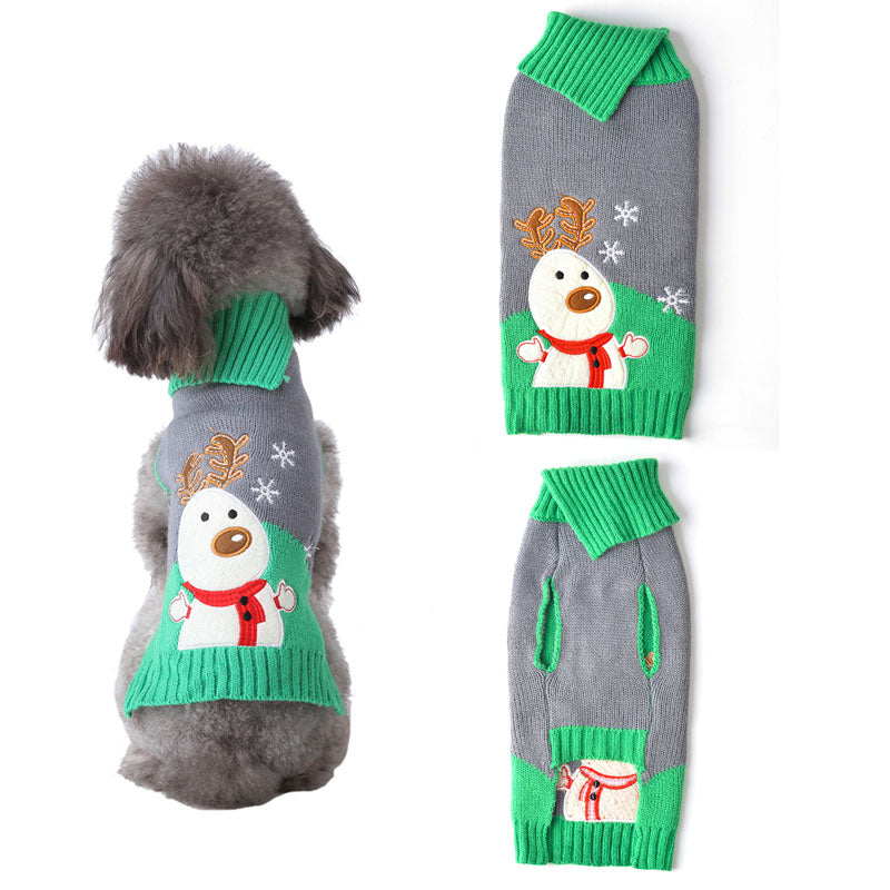 Dog & Cat Christmas Sweater (For Small Pets)