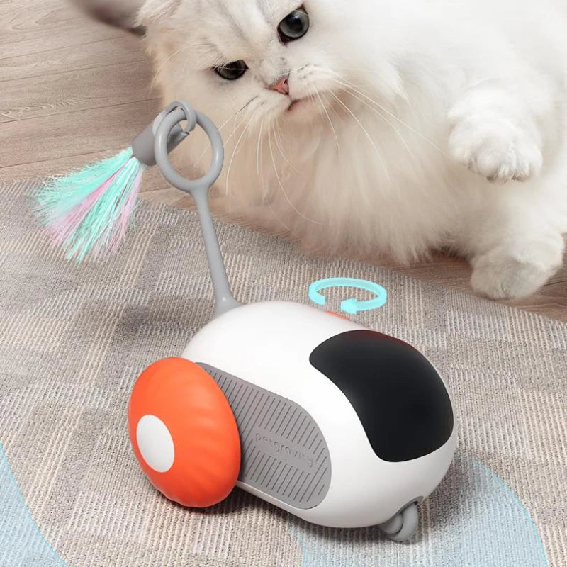 Remote Control Interactive Cat Car Toy with USB Charging