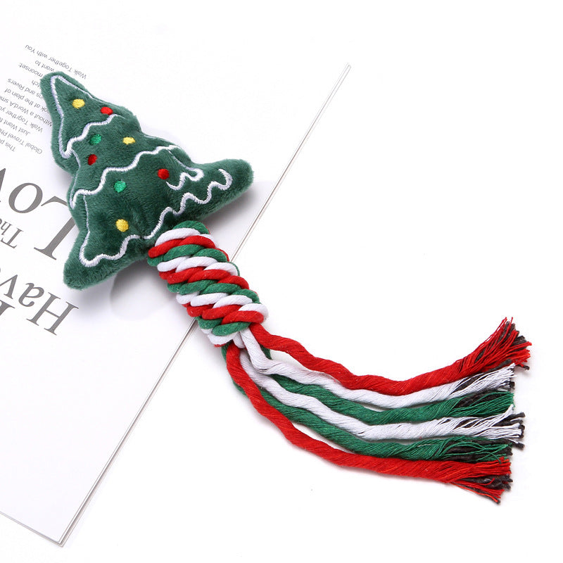 Christmas Tooth Cleaning Bite Resistant Dog Toy