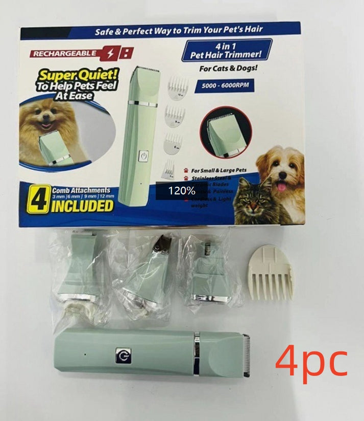 Four-in-one Rechargeable Pet Shaver