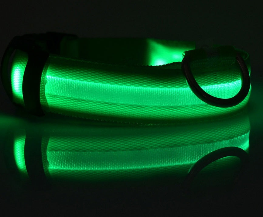 LED Dog Luminous Collar