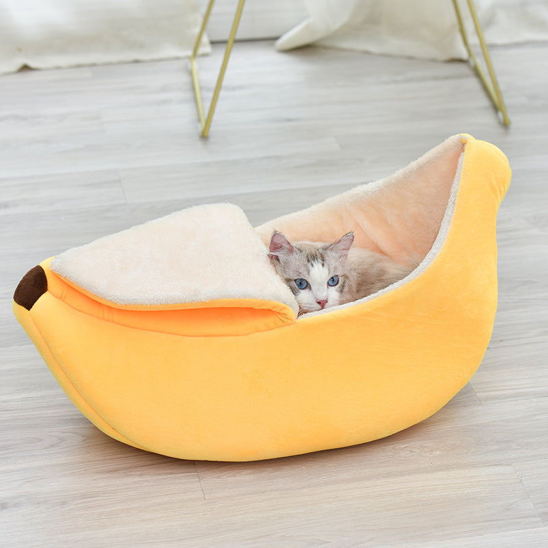 Banana Dog Bed
