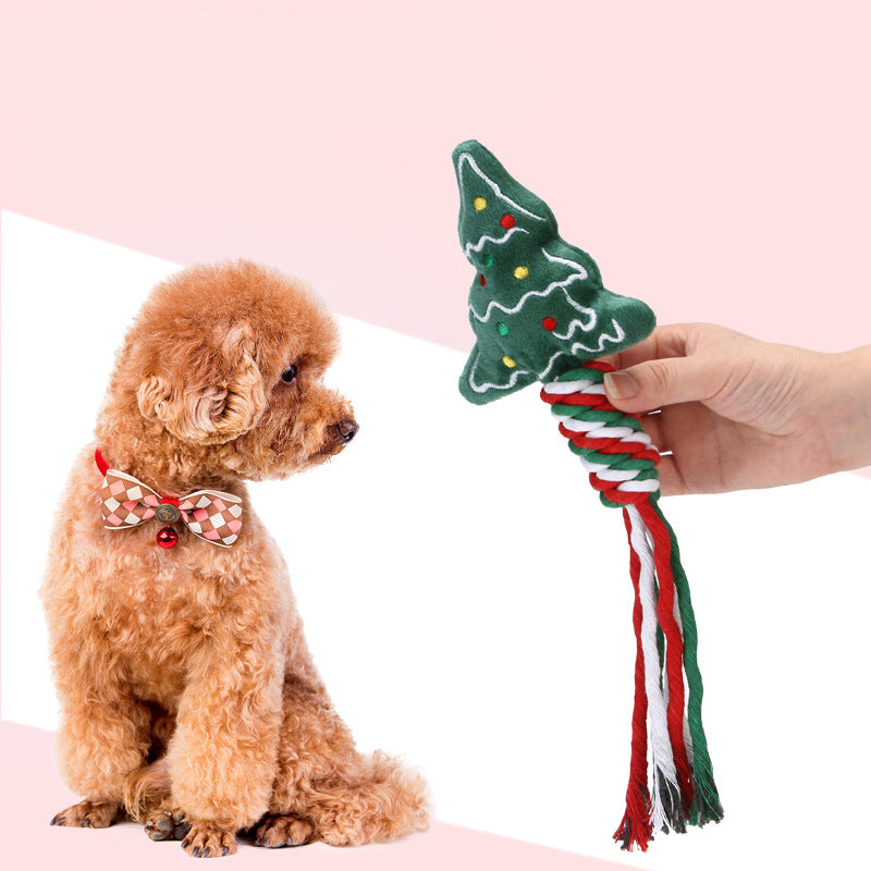 Christmas Tooth Cleaning Bite Resistant Dog Toy