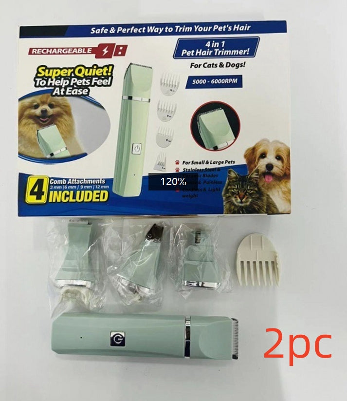 Four-in-one Rechargeable Pet Shaver