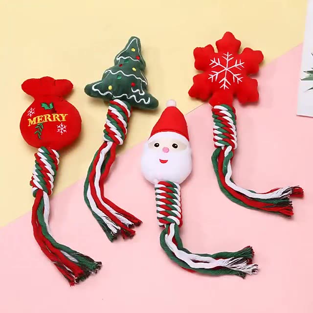Christmas Tooth Cleaning Bite Resistant Dog Toy