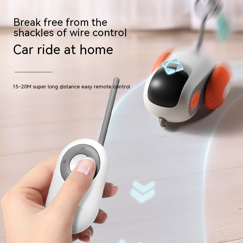 Remote Control Interactive Cat Car Toy with USB Charging