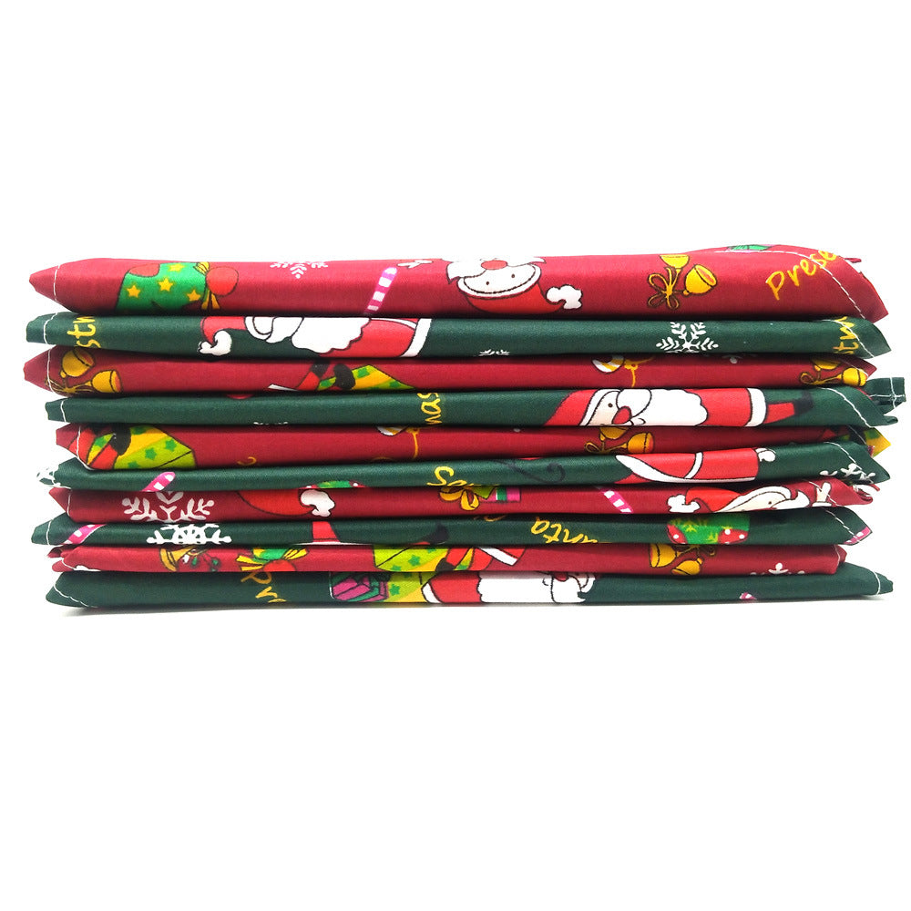 Christmas Pet Supplies Triangle Scarf Saliva Towel