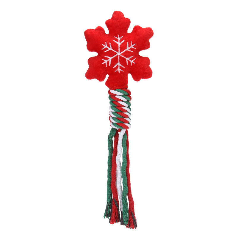 Christmas Tooth Cleaning Bite Resistant Dog Toy